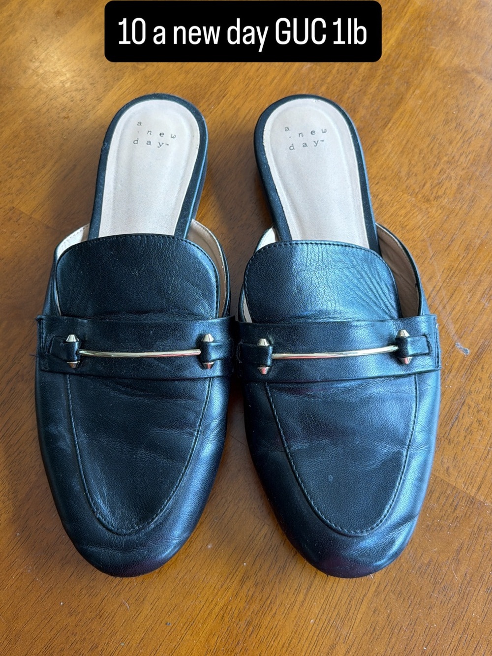 A new day black loafers